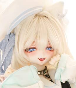 Art hand Auction ☆Raviole☆DDH-10 半白定制头部 + 假发 + 手绘眼睛 软乙烯基带伤害 Volks, 玩具娃娃, 人物玩偶, 娃娃梦, 部分