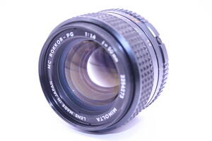 ★良品★ MINOLTA ミノルタ MC ROKKOR-PG 50mm F1.4 L-0274