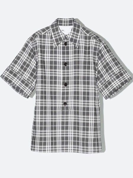【新品未使用】TOGA トーガ　CHECK SHIRT チェックシャツ 半袖シャツ チェック