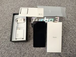 【ほぼ未使用】大陸版 Redmi Turbo 3 黒 12/256GB