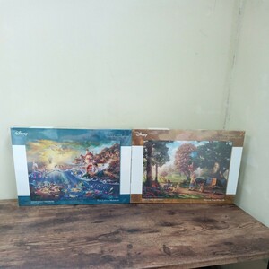  Disney jigsaw puzzle 1000 piece THE LITTLE MERMAID WINNIE THE POOH Ⅱ 2 point set unopened goods 