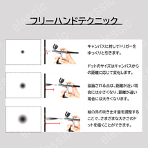 エアブラシ コンプレッサー ハンドピース 充電式エアブラシ USB type-C エアーブラシ 口径0.3mm 塗装 DIY 絵画 グリーン_画像6