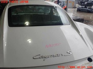2UPJ-12161566] Porsche * Cayman S 987C(98721) back door rear gate Hatchback SAINT-GOBAIN 43R-001057 used 