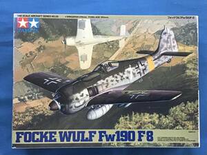 ◆送料300円～ 1/48 タミヤ フォッケウルフ Fw190F-8 ヤークトボマー /w パンツァーブリッツ 80mm ランチャー ジャンク