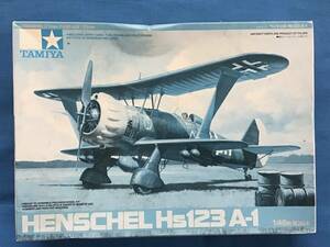 ◆送料300円～ 1/48 タミヤ ドイツ急降下爆撃機 ヘンシェル Hs123A-1 ジャンク