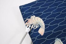 名古屋帯 アンティーク 貝 魚 伊勢海老 鯛 帯丈360cm ★着物屋 ne-9829 桜庭呉服店_画像6