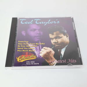 輸入盤CD Ted Taylor テッド・テイラー Greatest Hits CD SONY 1995 COL-5669 