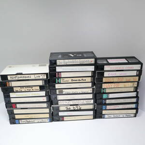 ジャンク ビデオテープ 30本 VHS 使用済み 中古 動作未確認 maxel , TDK , SONY , FUJIFILM , Victor , Konica