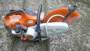 STIHL　スチール 　カットオフソー　TS480i　202003製品　ジャンク　混合ガソリン コンクリートカッター engineカッタ　佐川140サイズ