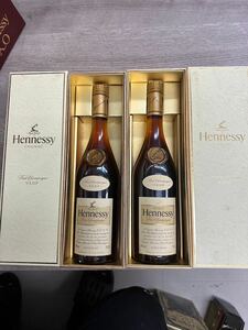 Hennessy COGNAC 700ml 2本セット 箱あり