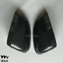 2pcs アウディ A4 A5 B9 Side Mirror Caps Carbon Look 2017 2018 2019 S4 S5 RS5 allroad Quattro replace Covers_画像6