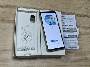 未使用 docomo Xperia 10 III 128GB SO-52B イエロー