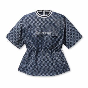 【即発送】ゴルフ ジーフォア トップス 半袖 シャツ ウェア（ブルー）Mサイズ