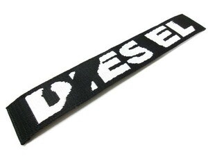 新品★DIESEL★ディーゼル★ブレスレット★ブラック★ロゴ★パッチンブレス