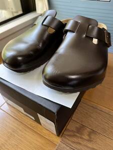 BIRKENSTOCK ビルケンシュトック Boston ボストン BS ブラウン ダークブラウン Size:27cm 42 レザーサンダル 1,000円スタート