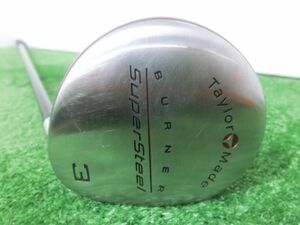 激安♪Taylor Made テーラーメイド BURNER SuperSteel 3W フェアウェイウッド ?°/純正 シャフト BUBBLE FLEX-R G7219♪