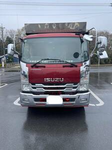 large sizetruckH21995IsuzuForward8t貨物 Vehicle inspectionR7/3 まで　ETC Back camera　Navigation不具合無し