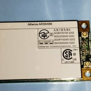 Atheros mini PCI-Express 802.11a/b/g 無線LANカード AR5BXB6 IBM/Lenovo FRU P/N 39T5579