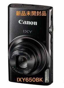 キャノン IXY650BK コンパクトデジタルカメラ　ブラック