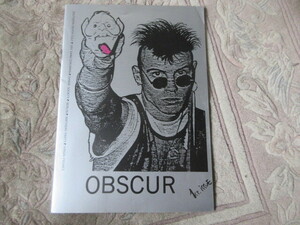 同人誌　OBSCUR（1980年代パンク音楽）バースデーパーティー（ニック・ケイブ）ヴァージン・プリューンズ　セックス・ギャング・チルドレン