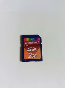 送料無料☆ SDカード 2GB Transcend トランセンド メモリーカード フォーマット済み 初期化済み 1枚 台湾製 記録媒体