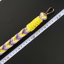 No.120【ハンドメイド パラコード スマホショルダー ショルダーストラップ スマホストラップ 携帯ショルダー パラコードストラップ◆_画像9