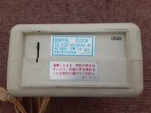 SEIKO セイコー　パタパタ時計　DZ 620　動作確認済み_画像6