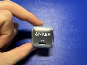 Anker Nano Charger 20W USB-C 急速充電器PSE PowerIQ 3.0 Gen2 グレイッシュ ブルー