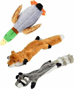Meiping ペットおもちゃ 犬用音が出る ぬいぐるみ製 インタラクティブトレーニング 小型犬用・中型犬用・大型犬用知育玩具 3