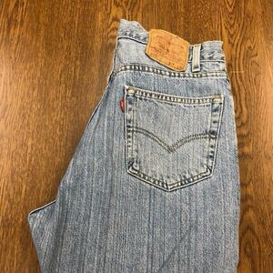 【FE104】Levi's 505 W34 L32 縦落ち ジーンズ ジーパン デニムパンツ メンズブランド古着 リーバイス505 送料無料