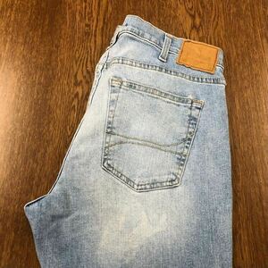 【FE146】HOLLISTER W36 L32 色落ち加工 スキニー ジーンズ ジーパン デニムパンツ ストレッチ生地 ブランド古着 ホリスター 送料無料