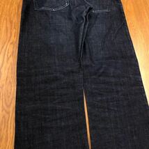 【FE093】ARMANI JEANS W30 L34 色落ち加工 ジーンズ ジーパン デニムパンツ ストレッチ生地 ブランド古着 アルマーニジーンズ 送料無料_画像9