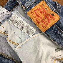 【FE145】Levi's 505 W36 L32 色落ち加工 ジーンズ ジーパン デニムパンツ ストレッチ生地 メンズブランド古着 リーバイス505 送料無料_画像6