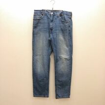 【FE145】Levi's 505 W36 L32 色落ち加工 ジーンズ ジーパン デニムパンツ ストレッチ生地 メンズブランド古着 リーバイス505 送料無料_画像2