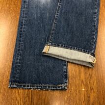 【FE183】Abercrombie&Fitch W33 L32 色落ち加工 ダメージ加工 ブーツカット ジーンズ デニムパンツ ブランド古着 アバクロ 送料無料_画像5