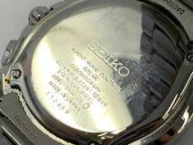 Y412-I65-110◎ SEIKO セイコー ブライツ 8B82-0AG0 ブルー文字盤 デイト メンズ ソーラー電波 クオーツ 不動 腕時計 ⑥_画像5