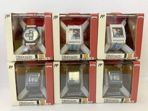 B540-I57-384 unopened Nintendo Nintendo list watch IN Cube case 2 3 kind 6 point set wristwatch 