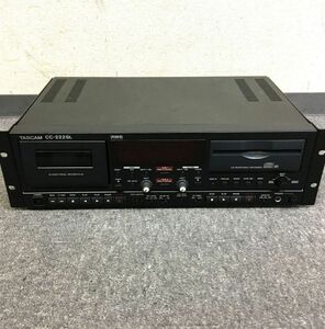 E036-I63-56 TASCAM Tascam business use CD recorder / cassette deck CC-222SL music sound audio equipment ③