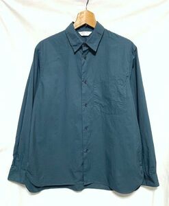 ★20SS 美品　STILL BY HAND スティルバイハンド　200/2 サイロツイル贅沢シャツ 日本製 グレー 46