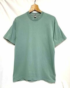 ★USA製 美品　LOS ANGELES APPAREL ロサンゼルスアパレル　6.5oz CREW NECK T-SHIRT クルーネックTシャツ ライトブルー S