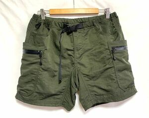 ★美品　GRIP SWANY × CAPTAINS HELM　グリップスワニー×キャプテンズヘルム　CAMPING WATER PLOOF SHORTS ナイロン ギアショーツ M