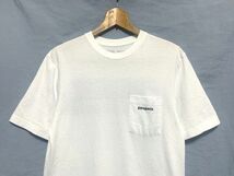 ☆ patagonia パタゴニア　P-6 Logo Pocket Responsibili Tee ロゴプリント ポケットTシャツ ホワイト XS_画像4