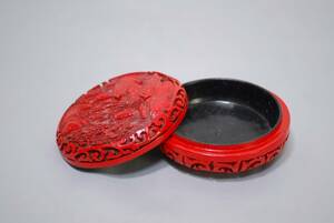  incense case China / for searching ... tool tea utensils handicraft China fine art work of art lacquer . coating small . sculpture antique goods [05105]