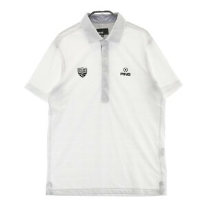 PING ピン 半袖ポロシャツ ホワイト系 M [240101182925] ゴルフウェア メンズ