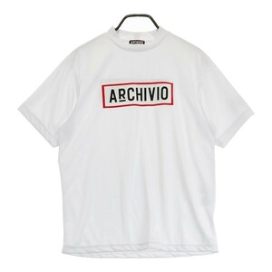 ARCHIVIO アルチビオ ハイネック 半袖Tシャツ ホワイト系 46 [240101182755] ゴルフウェア メンズ