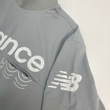 NEW BALANCE ニューバランス 2023年モデル ハイネック 半袖Tシャツ グレー系 7 [240101183006] ゴルフウェア メンズ_画像3