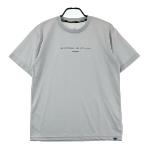 ADMIRAL アドミラル 半袖Tシャツ グレー系 L [240101184015] ゴルフウェア メンズ