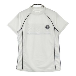 JACK BUNNY ジャックバニー モックネック半袖Tシャツ ホワイト系 0 [240101184125] ゴルフウェア レディース