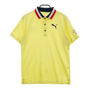 PUMA GOLF プーマゴルフ 半袖ポロシャツ イエロー系 L [240101181938] ゴルフウェア メンズ