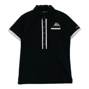 KAPPA GOLF カッパゴルフ 半袖ポロシャツ ブラック系 M [240101184792] ゴルフウェア レディース